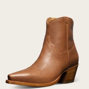 Tecovas Daisy Caramel Snip Toe Cowgirl Boots